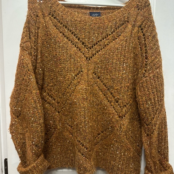 Daytrip Sweaters - Daytrip Textured Knit Sweater in Rich Tan